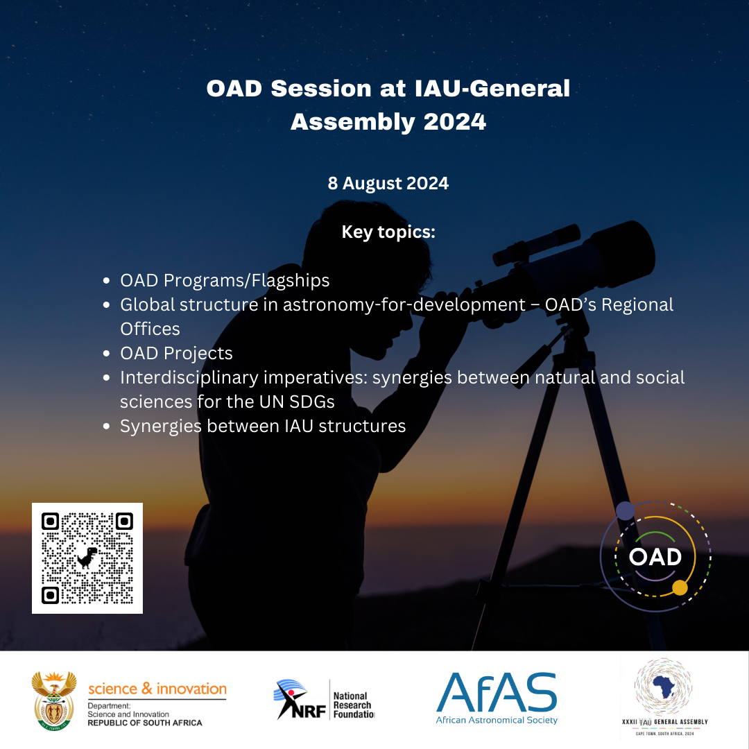 OAD Session at IAU General Assembly 2024 IAU Office of Astronomy for